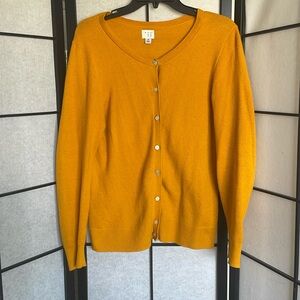 A New Day Target | Yellow Long Sleeve Cardigan